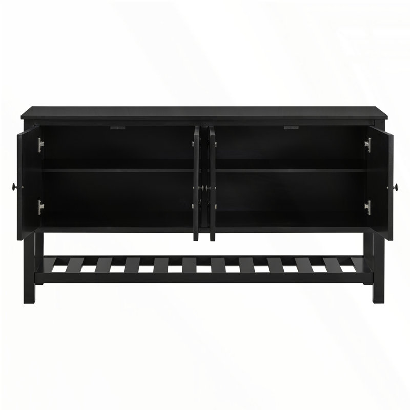 Table d'entrée élégante, Noir