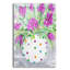 «Polka Dot Mauve» par Estelle Grengs, art mural en verre acrylique, 16 po x 24 po-214990532