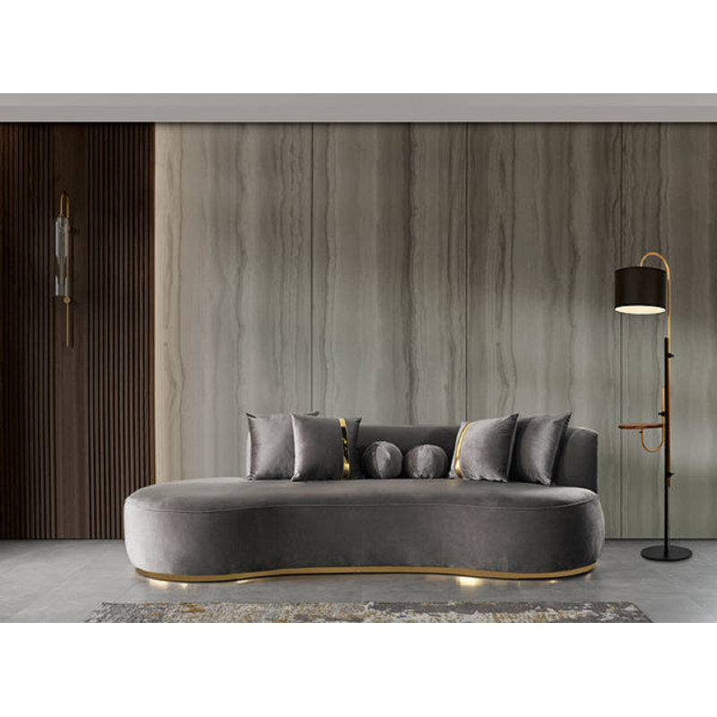 Chaise longue rembourrée Natayja
