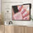 " Pretty Pink Nails Wall Art "-412931597
