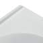 Baignoire en alcôve en acrylique blanc brillant avec drain extérieur 66 po x 32 po Streamline-101700449