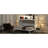 White Twin Xl Bed With Desk And Led , . Solid Wood Build For A Home Office Or Guest Room Desk, & Charging Station. Frame Functional