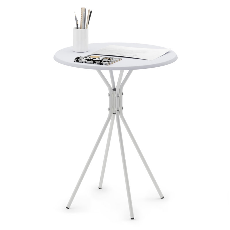 Cypert Pedestal Round Side Table Set