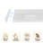 21 inch Terrazzo White Quartz Vanity Side Splash