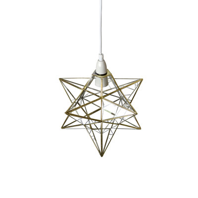 30cm H Glass Lamp Shade in Clear