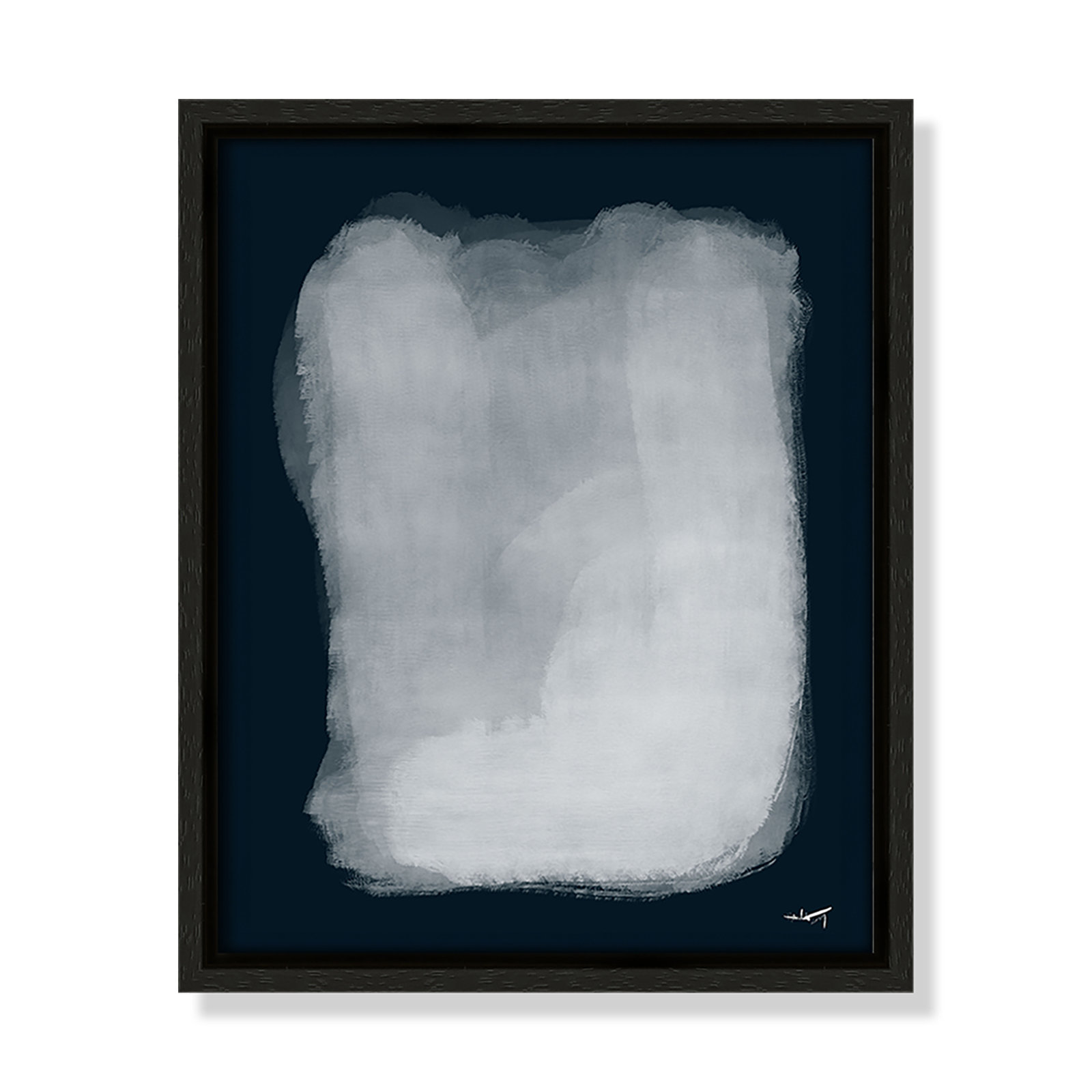 Gelder "Calme 001" Print by N.Atelier, 11.5" H x 9.5" W, Espresso