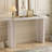 Sylph Narrow Console Table Entryway Table With Curved Legs