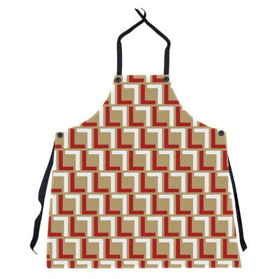 Ensworth Geometric Bib Apron