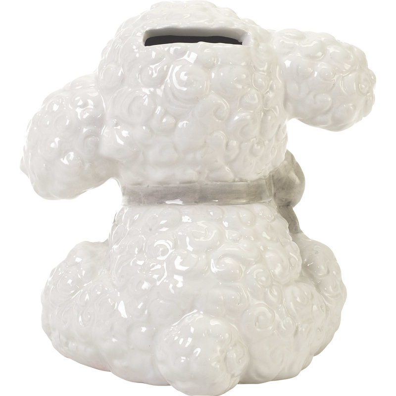 Precious Moments Heaven's Blessing Luffie Lamb Coin Bank 5.5 Inch