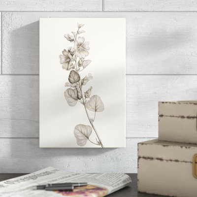 «Neutral Botanical Study I», peinture sur toile