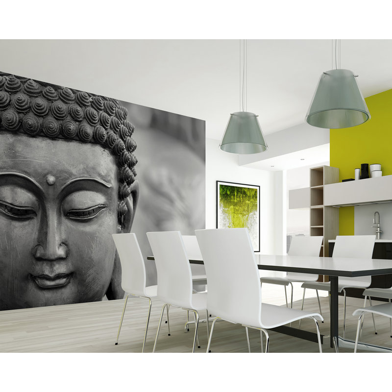 Ensemble de panneaux muraux 6 pièces 8 pi x 118 po bouddha Karolina