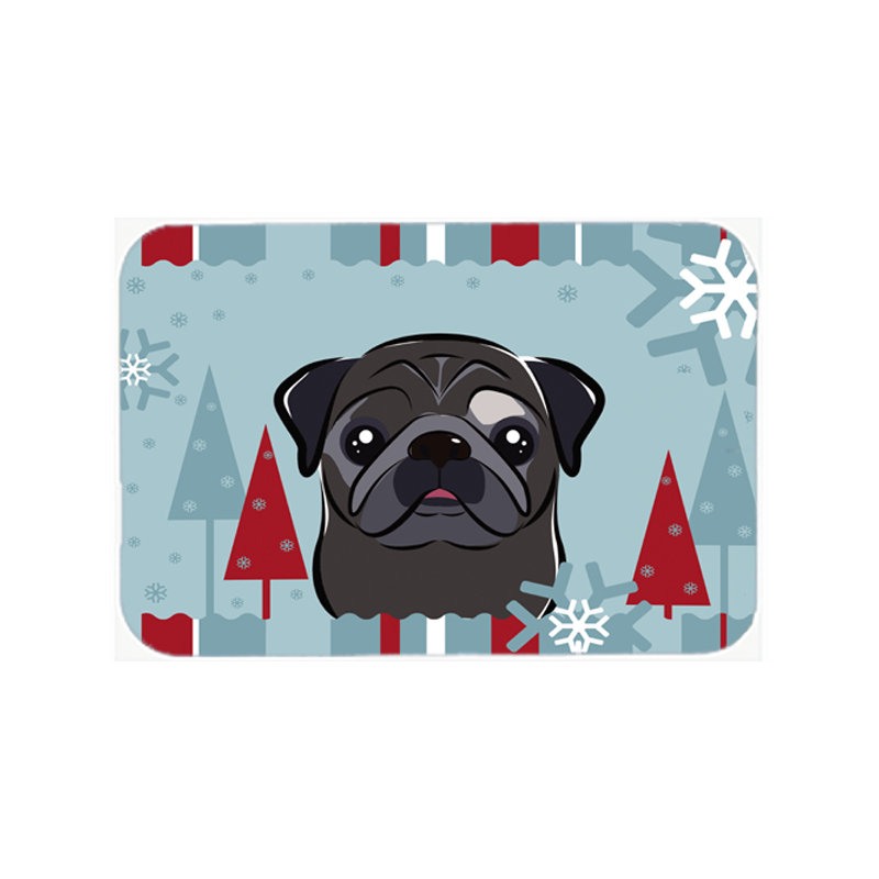 Planche à découper en verre Tatig Pug, Noir