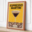 Espresso Martini Retro - Wrapped Canvas-2082169394-2082169419