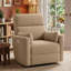 Fauteuil inclinable électrique en velours côtelé de 36,6 po de largeur avec port USB-881855062