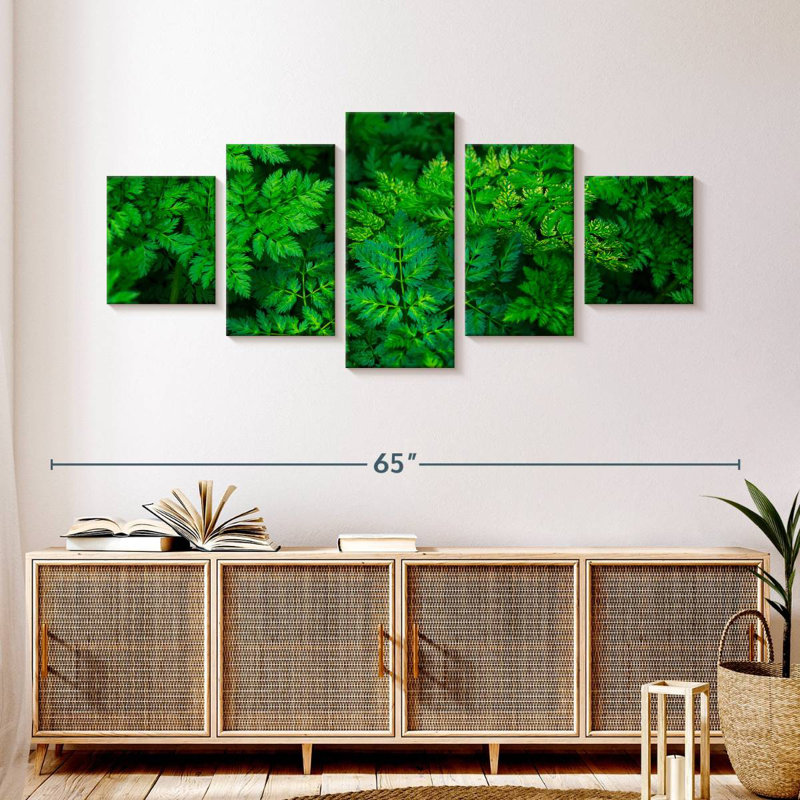 Flourishing Leaves, 24" H x 55" W