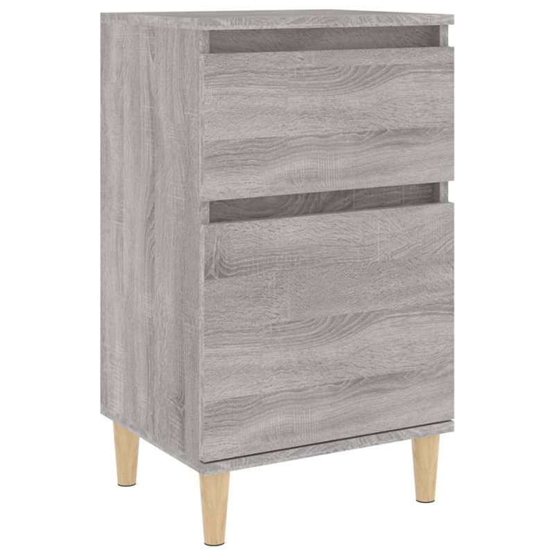 Giesen 40 cm W Bedside Table, Grey, Individual
