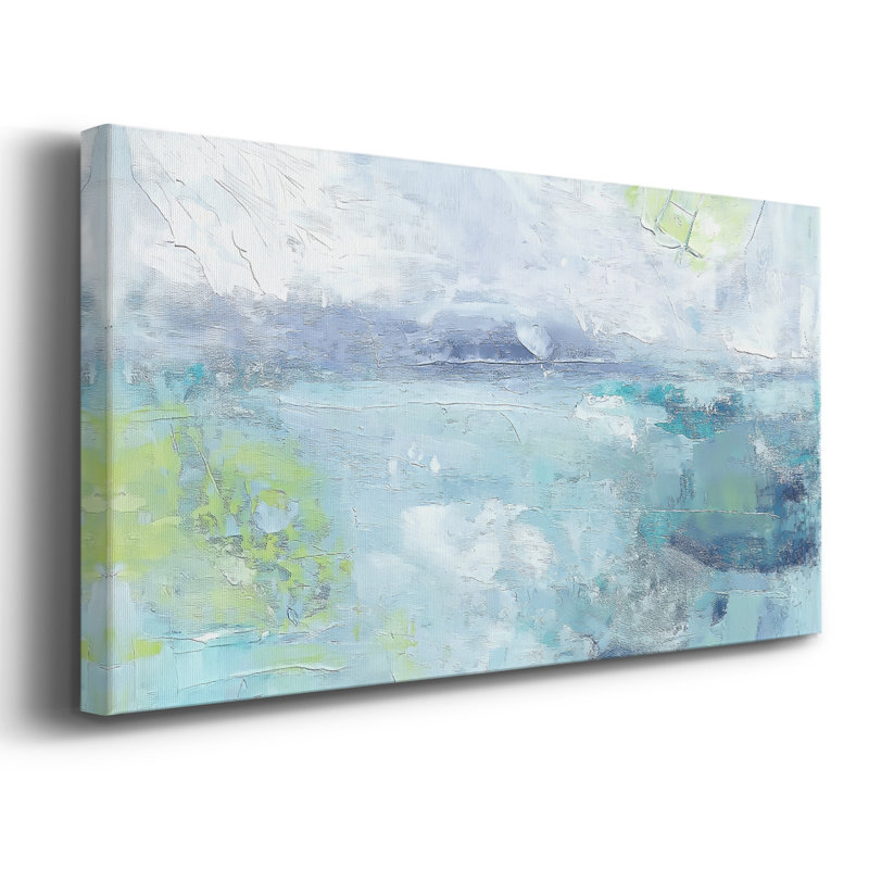 Toile tendue abstraite Seris 6 # XCV-Gallery, H 16 po x l 32 po