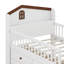 Lit plateforme simple pour enfant avec tête de lit et échelle garde-corps, lit Montessori, base de lit en bois avec 4 tiroirs-223154831