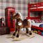 Cheval à bascule, cheval à bascule en peluche pour enfants