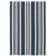 Irving Stripe Navy Handwoven Cotton Rug