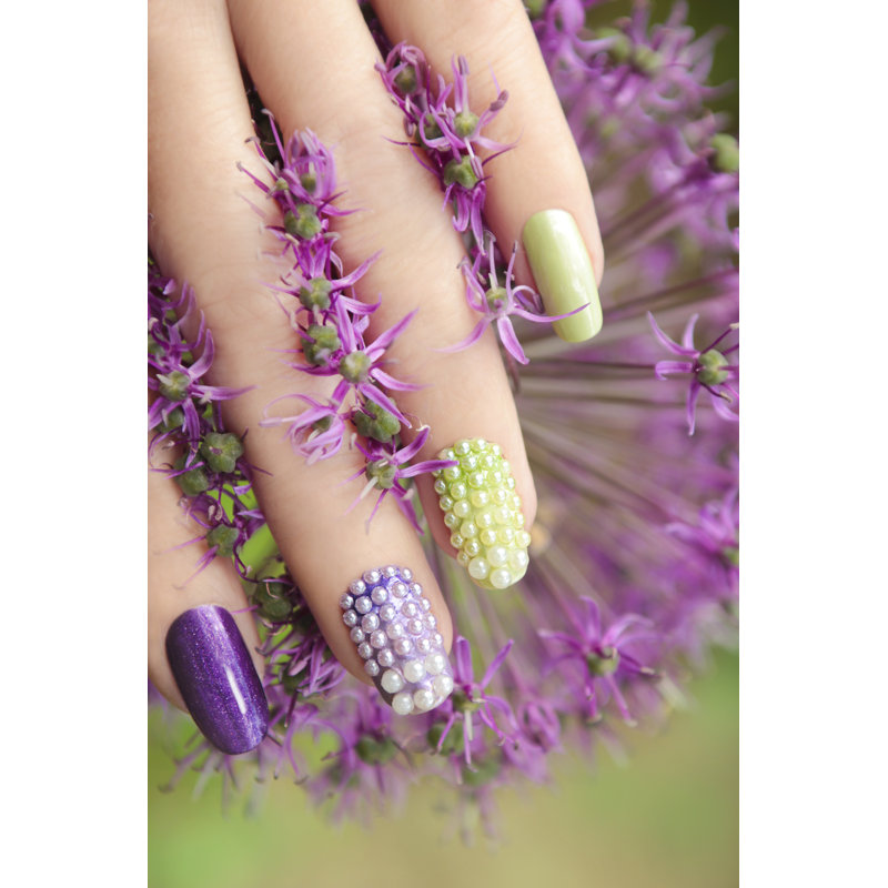 Pearl Nail Design - Wrapped Canvas Print, 30cm H x 20cm W