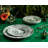 Heritage Green Italian 10.5" Dinner Plates, Set of 4