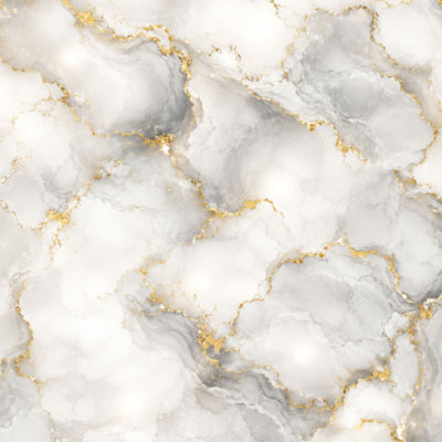 Peel and Stick Wallpaper marble gold Marbled golden Trendy Contact Paper Removable Self Adhesive Wall Mural Wall Decor for Bedroom Kitchen Cabinets 24in x 118in