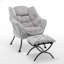 Fauteuil inclinable avec repose-pieds Accent-1624040233