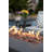 Sedona 66" Concrete Outdoor Fire Pit Table with Hideaway Propane Tank Holder Bundle with Wind Guard, Burner Lid, & Cover-102465592