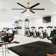Brillion 72" 6-speed Reversible Ceiling Fan with Dimmable LED Lights and Remote Control
