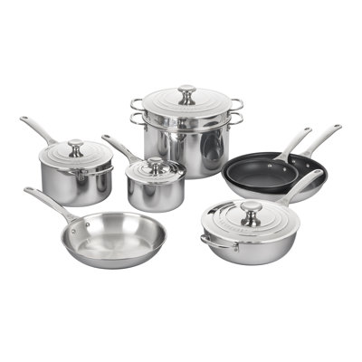 Le Creuset Stainless Steel 12-Piece Set