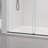68"-72" W X 76" H  Frameless Sliding Shower Door, Frameless Shower Door, Shower Glass Door With 5/16" (8Mm) Clear SGCC Tempered Glass, Explosion-Proof Film, Stainless Steel Hardware