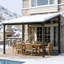 Belmont Lean To Outdoor Patio Gazebo With Steel Slope Roof,EROMMY Hardtop Wall Mounted Metal Frame Pavilion-1326972132