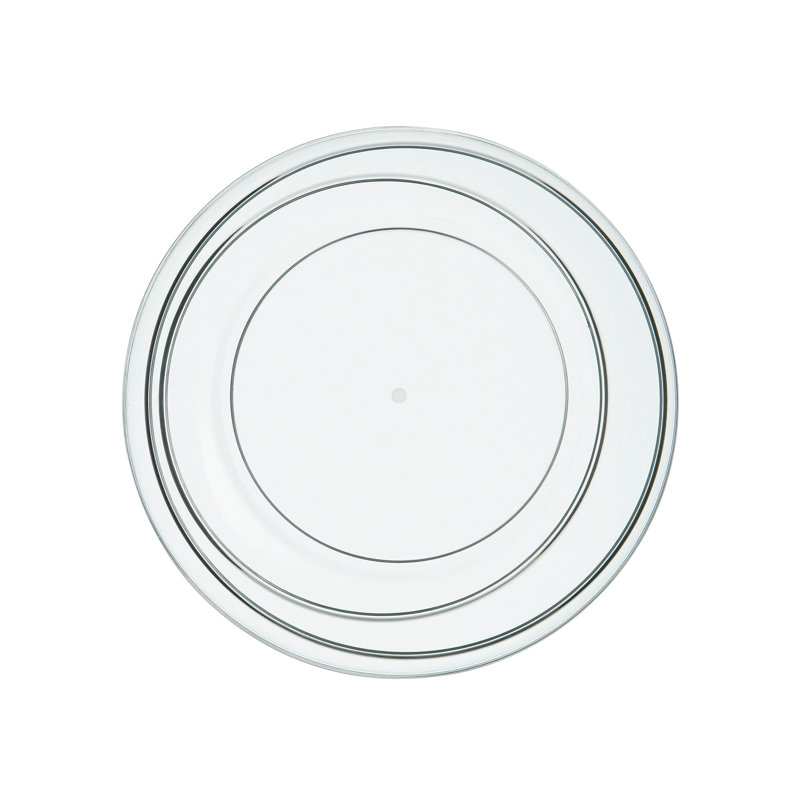 Summer Clear Plastic Small Plate