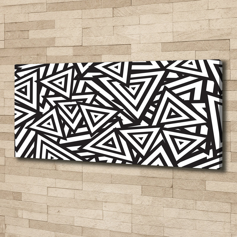 Triangles background 1 Piece Wall Art on Canvas