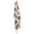 Brun / rayures blanches est en rupture de stock