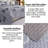 Butterfly Quilt Set - Lightweight Soft Butterfly Bedspread for Bedroom Decor (Grey)-1840971983