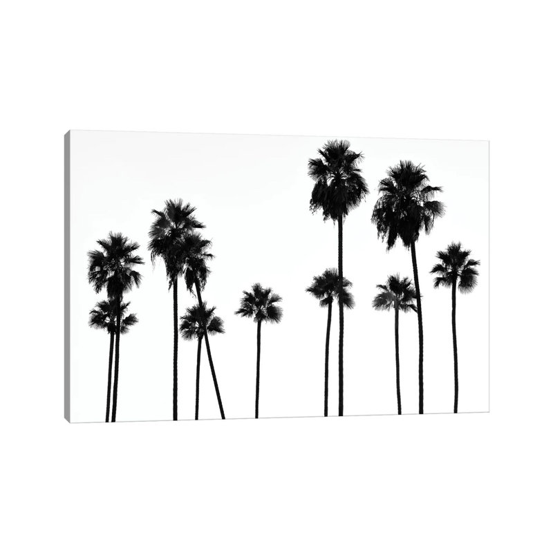 Palm Trees L.A 1 Piece Wrapped Canvas Wall Art, 101.6 cm H x 66.04 cm W x 3.175 cm D