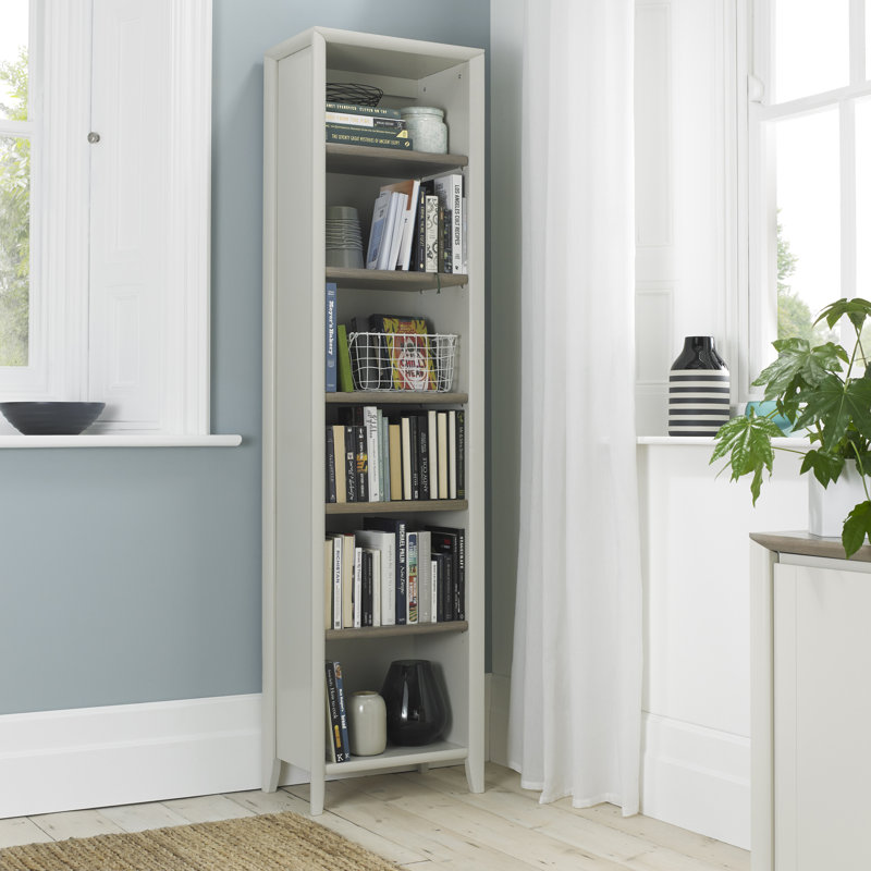 Izzie 199.9cm H Boat Bookcase, Grey