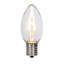 Transparent U-Shaped Filament Bulb, E17 Base, 120V, .6 Watts, 25 Bulbs per bag-881850833-881850841