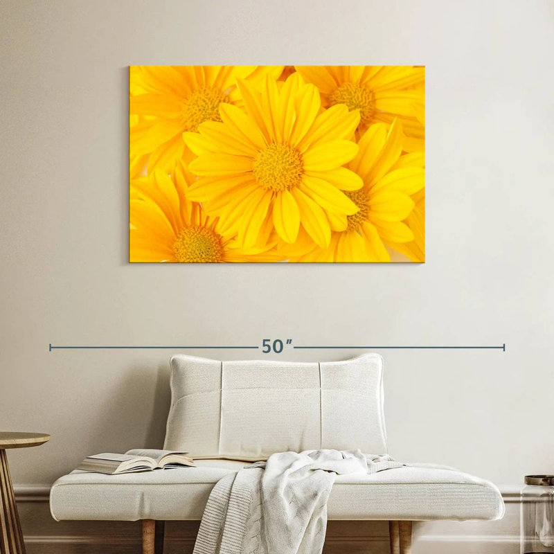 Marguerites jaunes Harnek, H 26 po x l 39 po