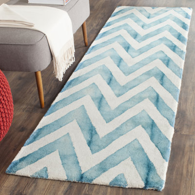 Danny Hand Tufted Wool Chevron Rug