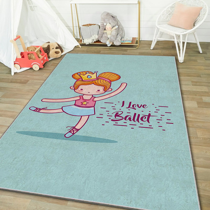 Tapis luxueux en polyester, 5,2 x 7,5 pi | Éponge stratifiée anti-dérapante 740 g / m² pour plus de durabilité | Antibactérien, facile à nettoyer, lavable à la machine à 86 ° F, superbe impression numérique sur tissu de velours