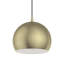 Luminaire suspendu en laiton antique 1 lumière