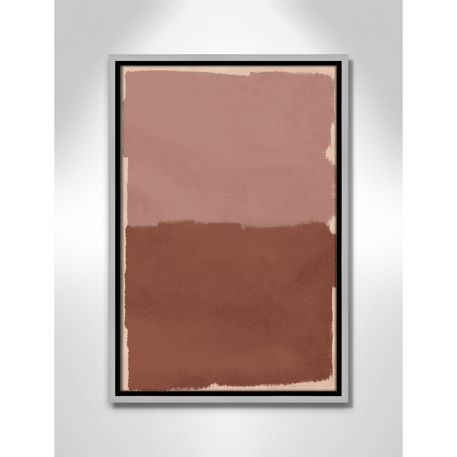 Hollow Delight Print by Marcus Prime, 13.5'' W x 19.5'' H, Silver Floater