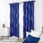 Spurgh Sliver Wave Foil Print Blackout Thermal Grommet Curtain Panels (Set of 2)-792607109-792607136