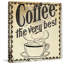 Coffee Best - Wrapped Canvas Print-1209627779