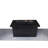 25" H Concrete Fire Pit Table For Outdoor Use - 42" W, , With Adjustable Flame Knob And Lava Rocks W Of H, Rust , Push-Button Operated Stylish
