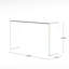 Console en verre cintré de 12 mm trempé - apporte un look moderne et élégant à votre table de salon