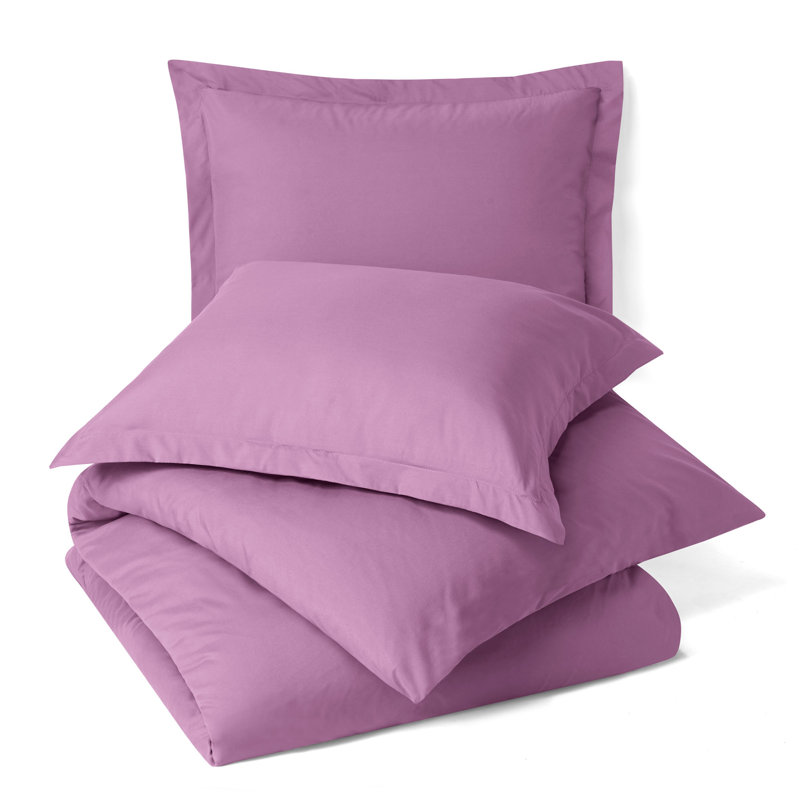  Ensemble de housse de couette ultra-doux, Rêve lavande, Housse de couette très grand + 2 taies décoratives